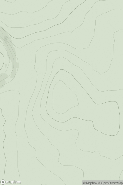 Thumbnail image for Wether Hill [Tomintoul to Banff] showing contour plot for surrounding peak